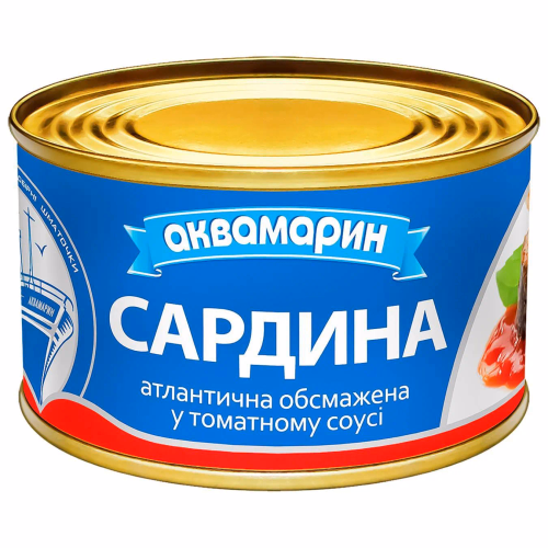 Сардина обс. в т/с 230г АКВА