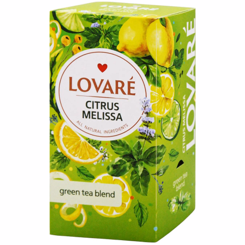 Lovare чай ф/п 15*1,5г Citrus Melissa