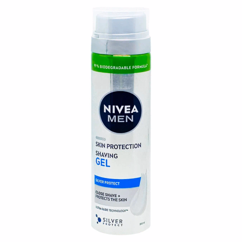ГЕЛЬ ДЛЯ ГОЛІННЯ СРІБНИЙ ЗАХИСТ NIVEA 200 МЛ.