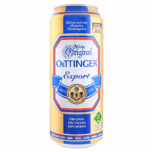 Пиво Oettinger Export 0,5л ж/б 4,7%