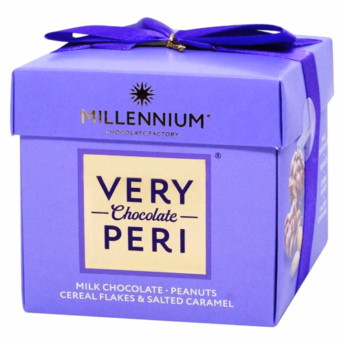Цукерки Millennium Very Peri мол з арах,родз,зл пласт,сол кар 140г