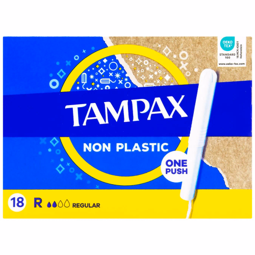 TAMPAX Тампони гігієнічні з аплікатором Звичайні Duo 18шт