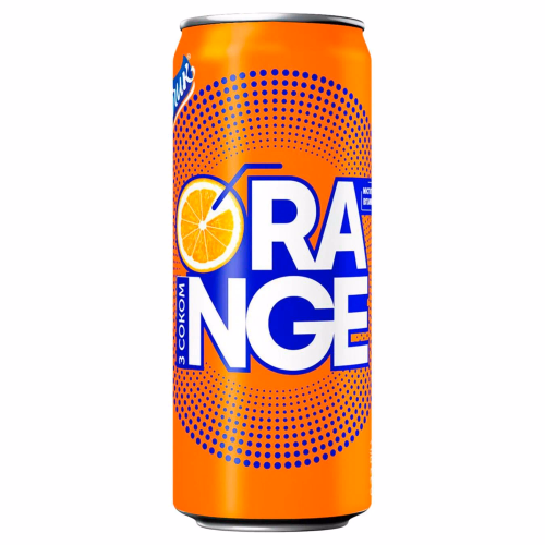 Напій б/а Живчик Оранж(ORANGE) зі см. апельсина банка 0,33л