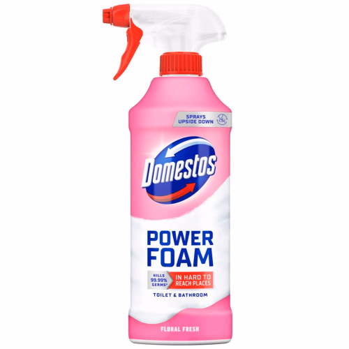 Domestos Спрей Піна для чищення унітазу та ванної Квіткова Свіжість 435 мл.