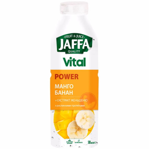 Jaffa Power напій Манго + Банан + Протеїн 0.5л