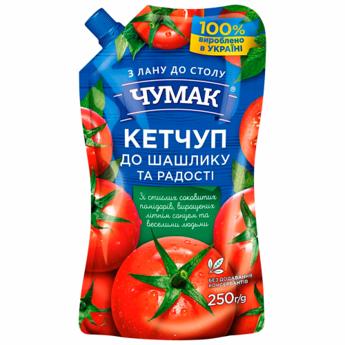 Чумак Кетчуп до шашлику дой-пак 250гр