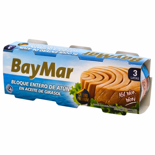 Тунець в соняшниковій олії BAY MAR Atun en aceite girasol, спайка 80г