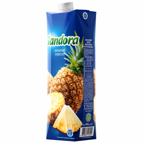 САНДОРА Ананасовий нектар 0,95л