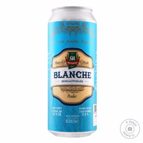 Пиво Микулин BLANCHE  0,5л ж/б