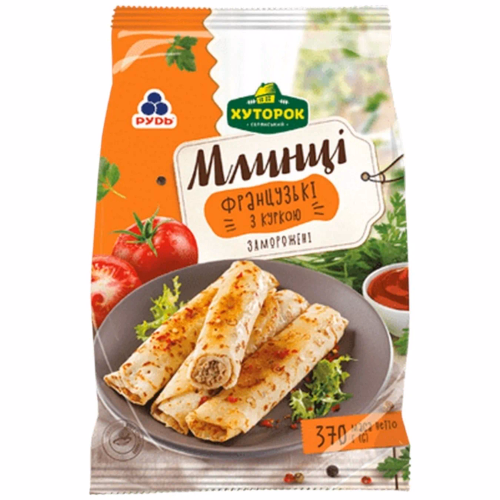 Млинці французькі з куркою Хуторок 370г