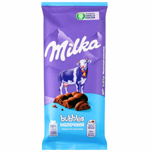 МІЛКА шоколад Баблз пористий 80г