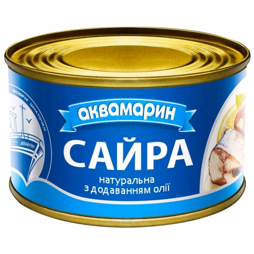 Сайра нат. 230г АКВА