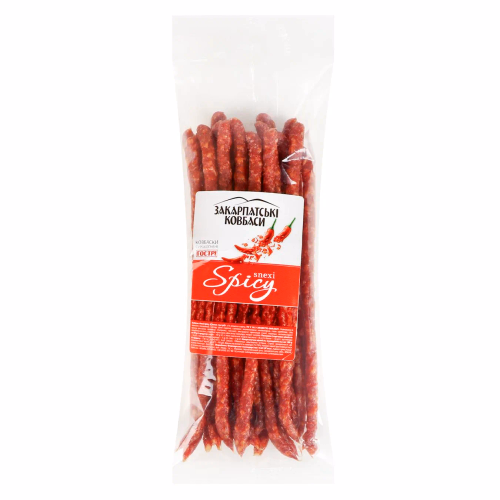 Ковбаски Снеки гострі Штука с/к в/с  100г