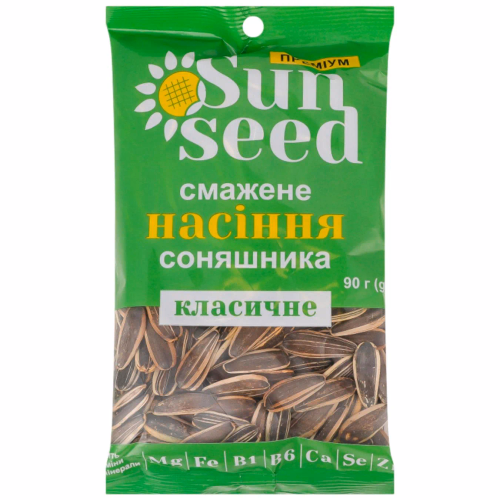 Насіння соняшника смаж класичне ТМ Sun Seed 90гр