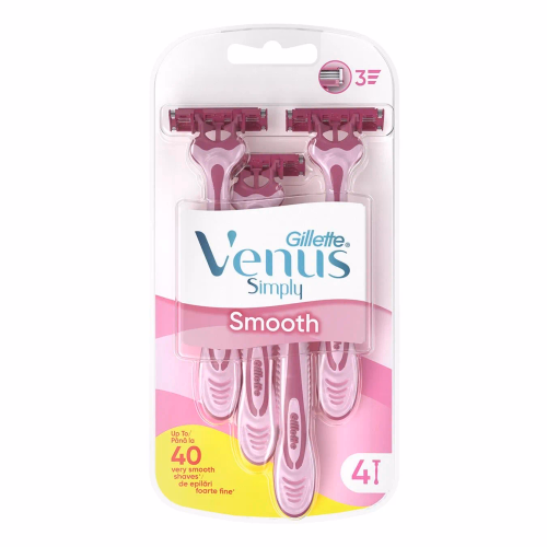 GILLETTE SIMPLY VENUS 3 Одноразові бритви 4шт