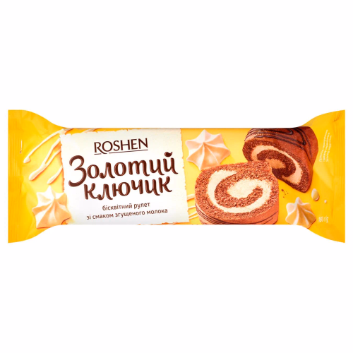 Рулет Золотий ключик 180г Roshen
