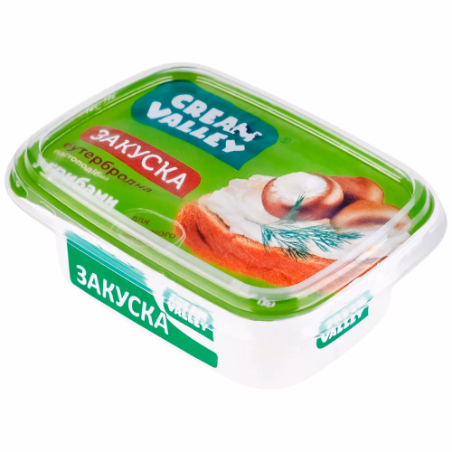 Закуска пастопод/бутербр"З грибами "ТМ"Cream Valley"ст.160гр шоу-бокс