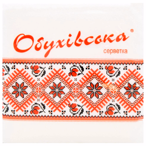 Обухівська Серв.пап1-шар 230*240 в п/п упаковці 40шт білі