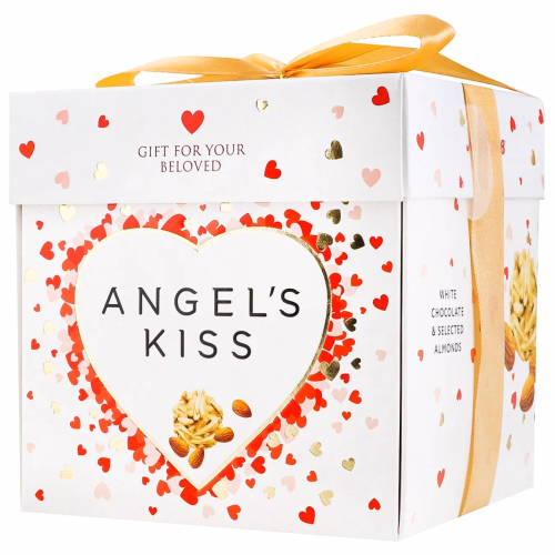 Цукерки Любімов Angel's kiss білі мигд,рис кул,кокос стр 140г