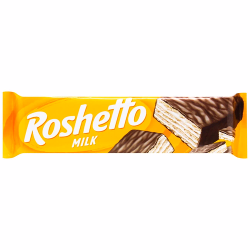 Вафельні батончики Roshetto milk ВКФ 34г Roshen