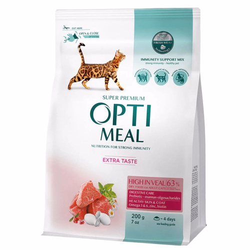 OptКорм Коти Телятина 200г