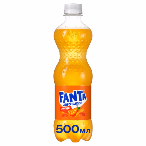 Фанта Апельсин ЗЕРО 0,5л