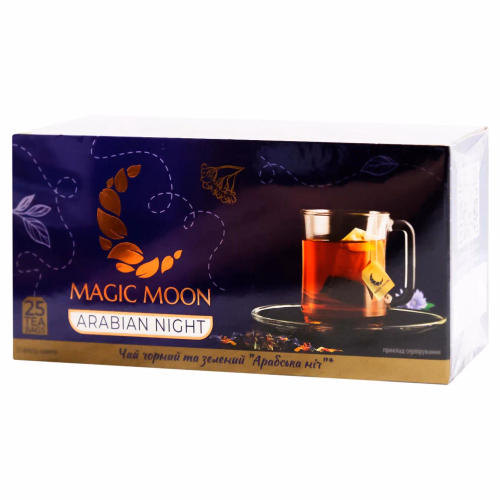 Чай чорний та зелений Ara bion night Magic Moon" 25п*1,8г