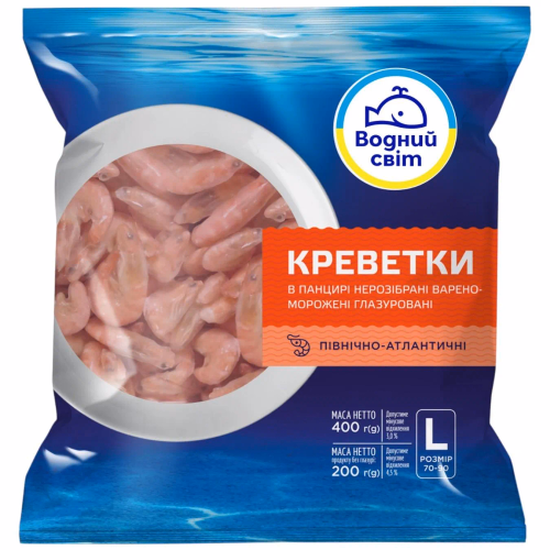 Креветка L 70/90 400г ВМ