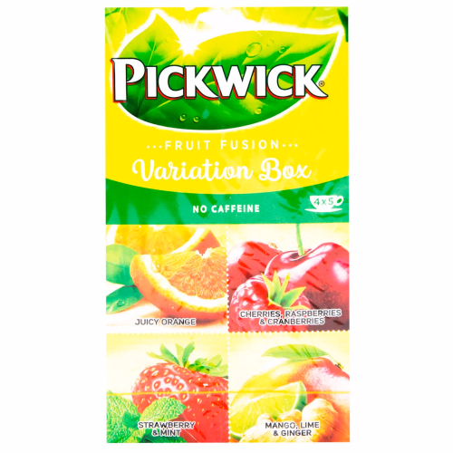 Чай фрукт-трав'ян асорті зі шмат фрукт та ягід Pickwick FF 37.5г(20х1.875г)