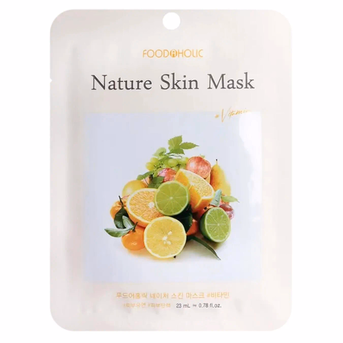 Тканинна маска FOODAHOLIC NATURE SKIN MASK з вітамінами, 23 мл 10 шт/уп3 мл