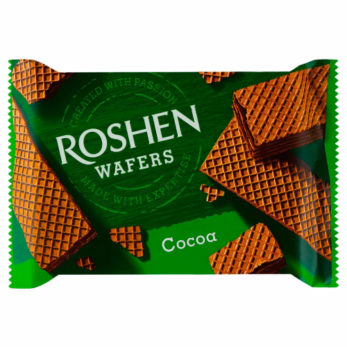 Вафлі Roshen Wafers какао ВКФ 72г