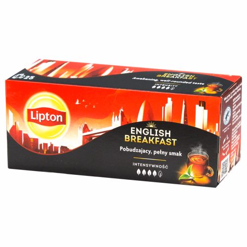 ЛiптонЧай Чорний English Breakfast 1.8г*25пак
