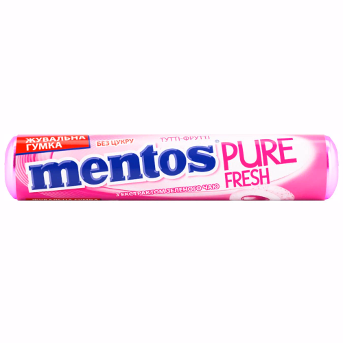 PERFETTI гумка жув. Mentos PUREFRESH Roll Тутті-Фрутті 15,75г