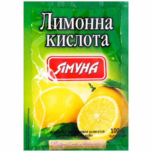 Лимонна кислота 100г Ямуна