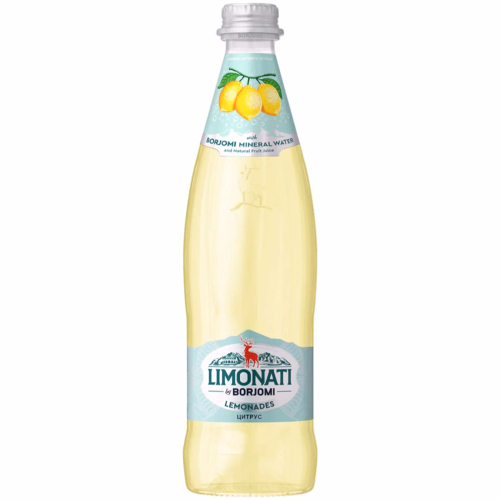 Лимонад Боржомі 0,5л скло Цитрус