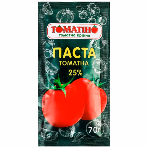 Паста Томатна 25% 70г ТМ Томатіно