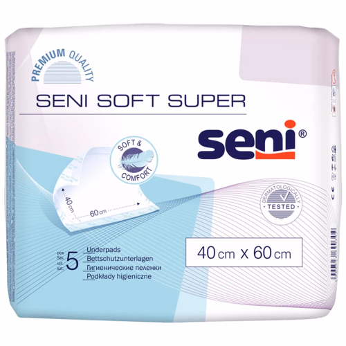 Пелюшки гігієнічні SENI SOFT SUPER 40х60 см.(10шт.)