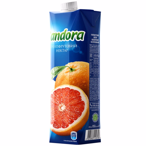САНДОРА Грейпфрутовий нектар 0,95л