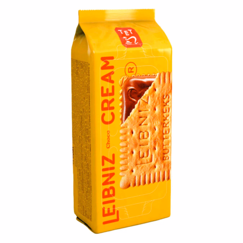 Печиво зі смаком какао з шокол начинкою Cream milk Leibniz м/у 190г