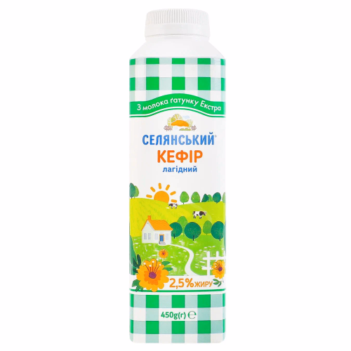 Кефір Селянський 2,5% 450г