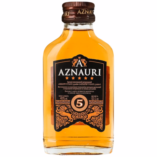 Бренді витримний Азнаурі V.V.S.O.P 0,1л 5роки