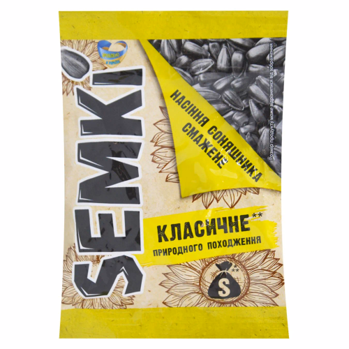 Насіння неочищ. смаж.80г ТМ SEMKI