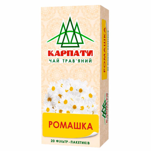 Чай Карпати 20ф/п*1,25г трав."Ромашка"