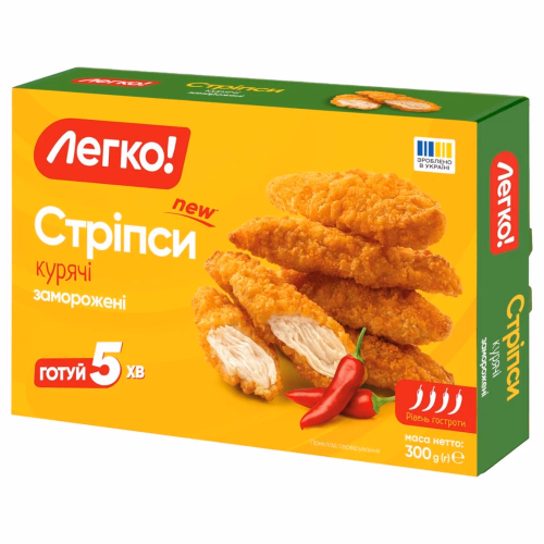 Стріпси курячі Легко 300г