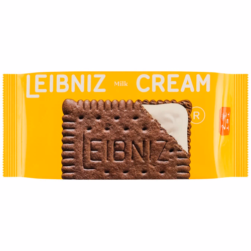 Печиво зі смаком какао з молоч начинкою Cream milk Leibniz м/у 190г