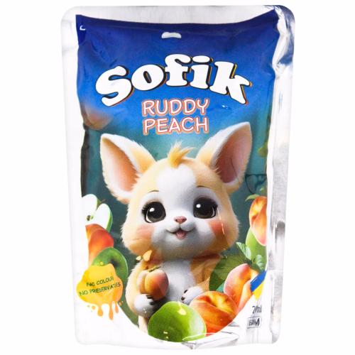 Напій соковий б/а негазов Sofik "RUDDY PEACH" смак персика 200м