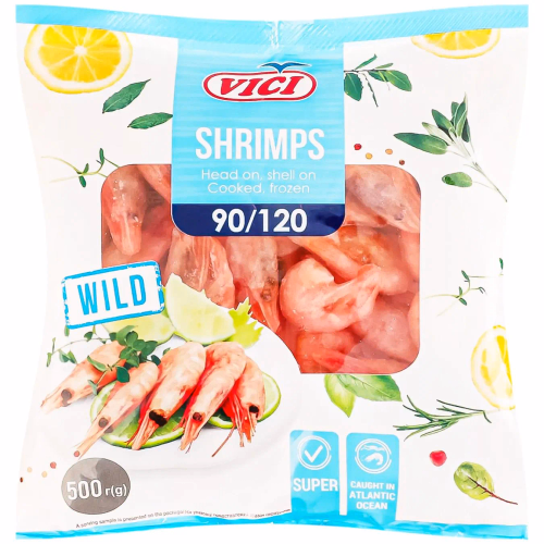 Креветки VICI 90/120 0,5 кг