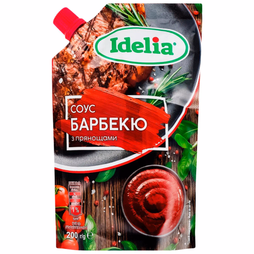 Соус з прянощами Барбекю Idelia д/п 200г