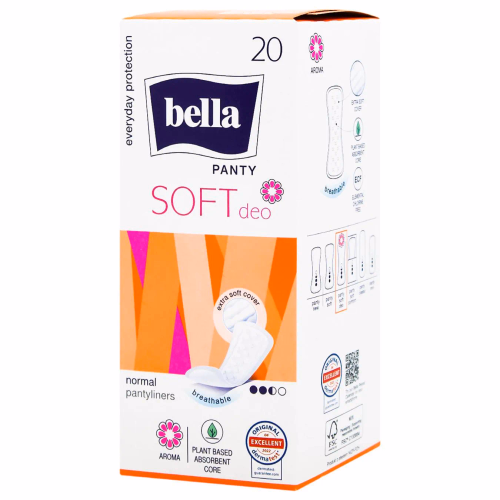 Прокладки гігієн/щоденні Bella Panty Soft deo fresh 20 шт.