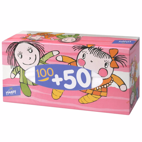 Хустинки папер/універс.двошарові Bella №1 (100+50)